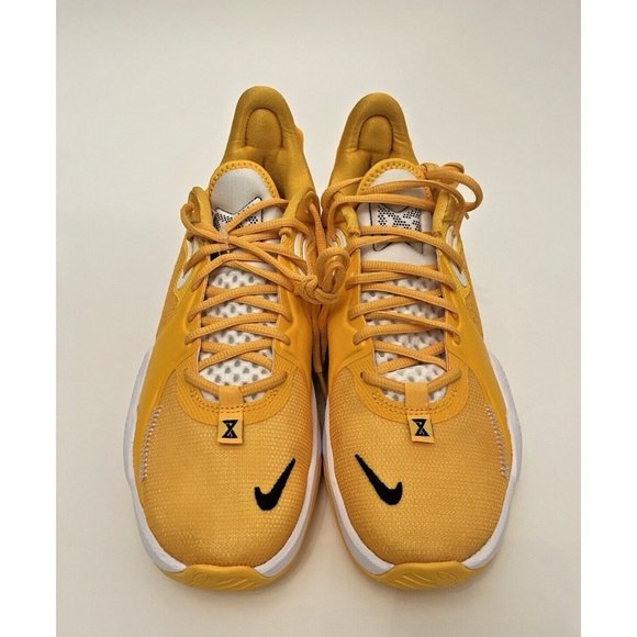 SOLD US MEN 10 NIKE PG 5 TB UNIVERSITY GOLD YELLOW WHITE PG5 LA LAKERS DM5045-70 - Picture 3 of 9